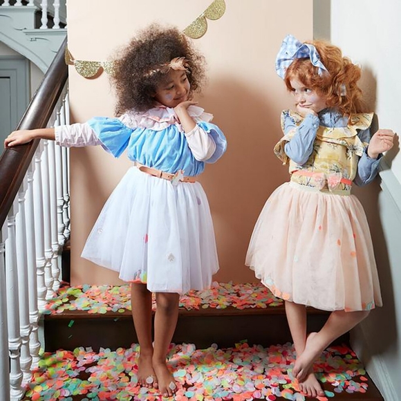 Meri Meri White Confetti Dress Up Tutu & Headband - Picture 6 of 10